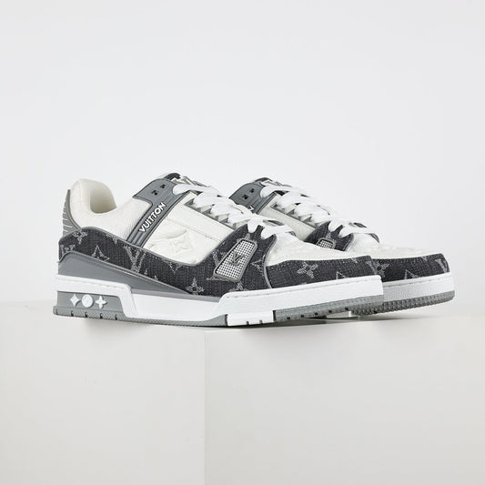 Louis Vuitton LV Trainer X1 Max – Grey Denim Edition | Luxury Classic Peak