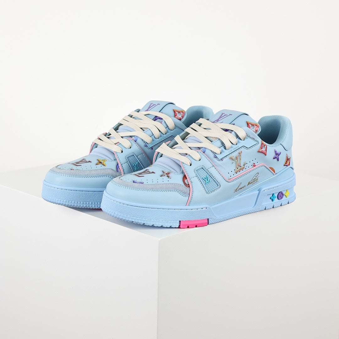 Louis Vuitton Trainer X1 Max – Blue Donut | Luxury Classic Edition