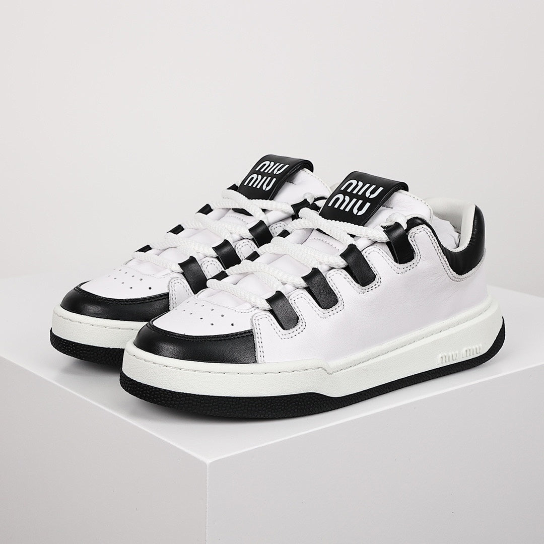 Miu Miu New Autumn Casual White Sneakers
