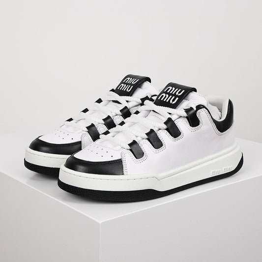 Miu Miu New Autumn Casual White Sneakers