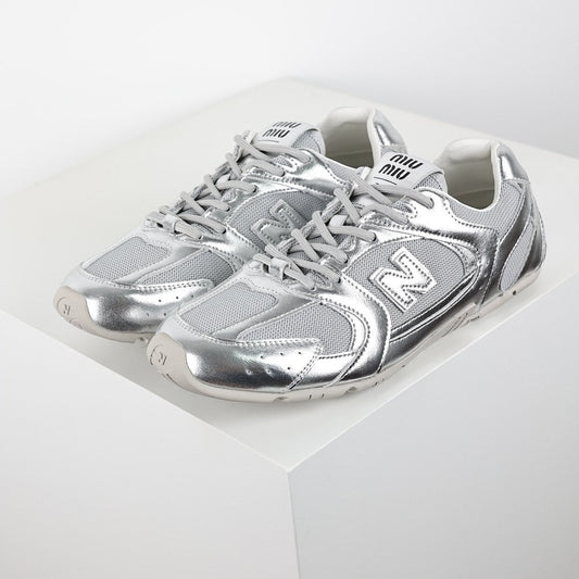 Miu Miu x New Balance NB530 Retro Sneakers in Silver
