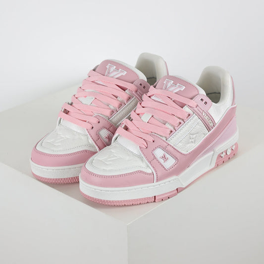 Louis Vuitton LV Trainer X1 Max – Pink Embossed Edition | Luxury Classic Peak