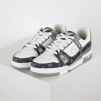 Louis Vuitton LV Trainer X1 Max – Grey Denim Edition | Luxury Classic Peak