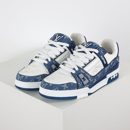 Louis Vuitton Trainer X1 Max – Blue Denim Edition | Luxury Classic Peak