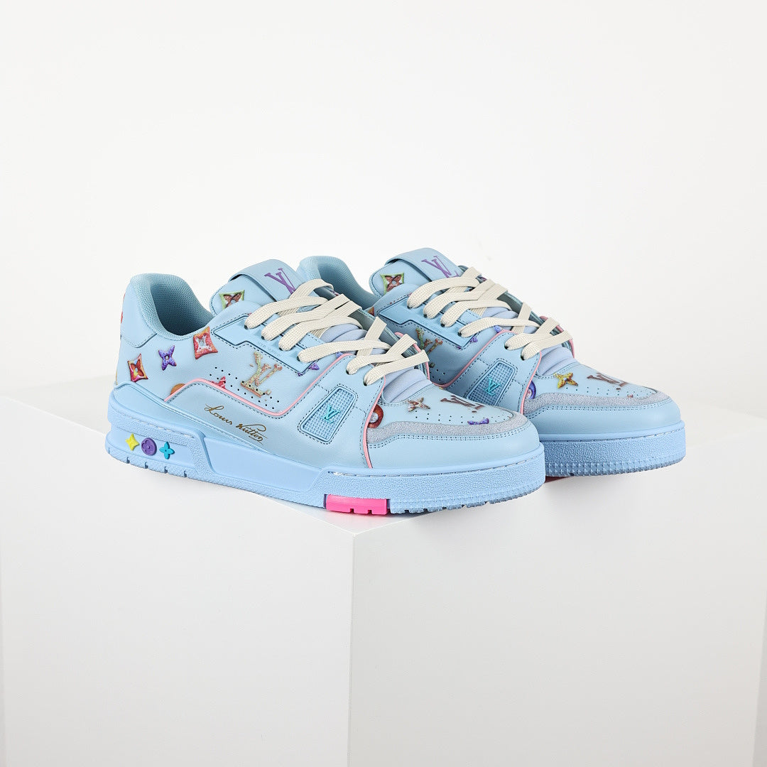 Louis Vuitton Trainer X1 Max – Blue Donut | Luxury Classic Edition