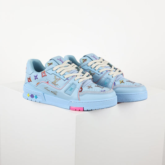 Louis Vuitton Trainer X1 Max – Blue Donut | Luxury Classic Edition