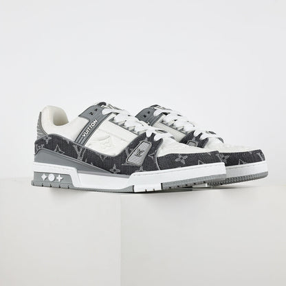 Louis Vuitton LV Trainer X1 Max – Grey Denim Edition | Luxury Classic Peak