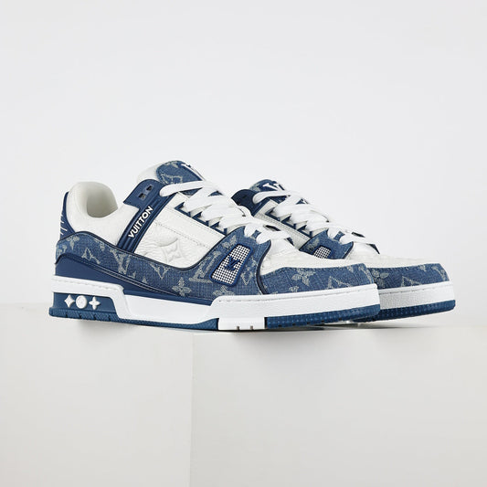Louis Vuitton Trainer X1 Max – Blue Denim Edition | Luxury Classic Peak
