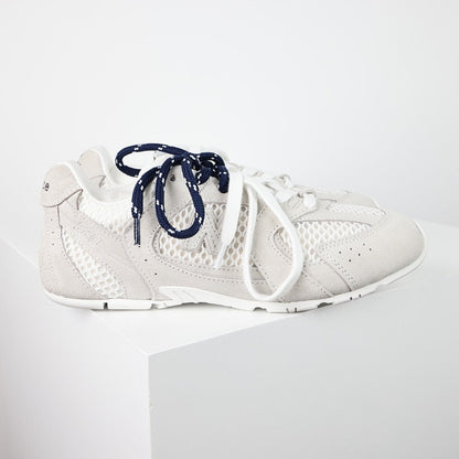 Miu Miu Mesh & Suede Retro Runner Sneakers
