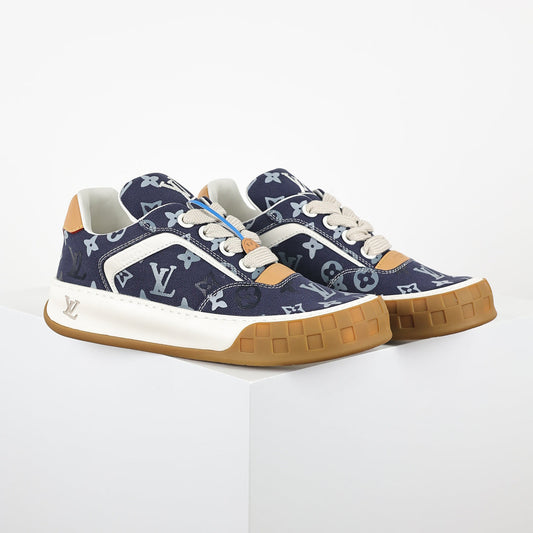 Louis Vuitton Suede Biscuit Sneakers