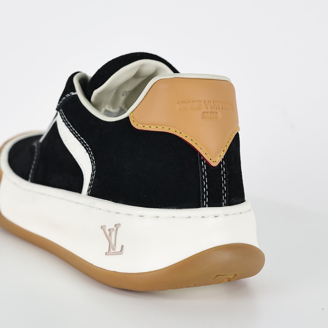 Louis Vuitton Suede Biscuit Sneakers