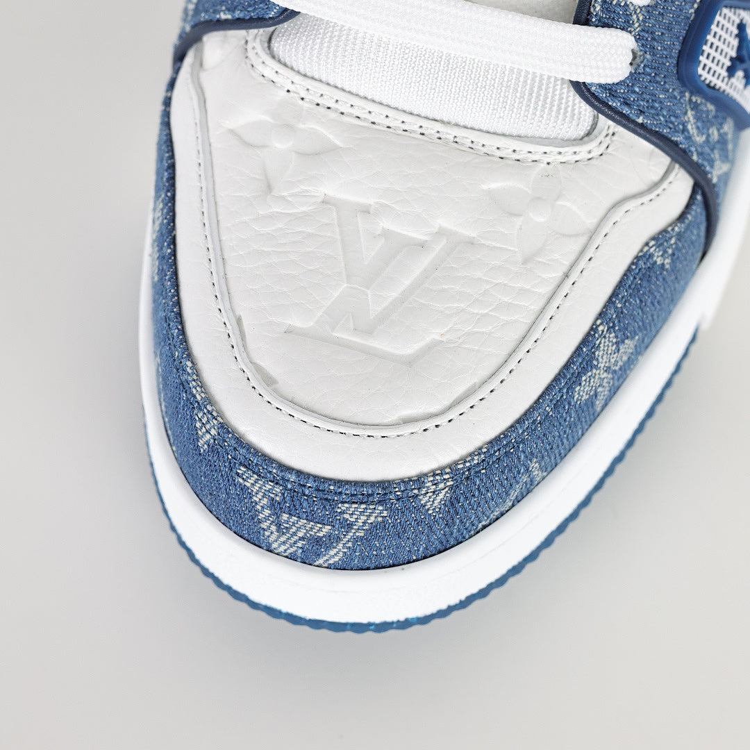 Louis Vuitton Trainer X1 Max – Blue Denim Edition | Luxury Classic Peak