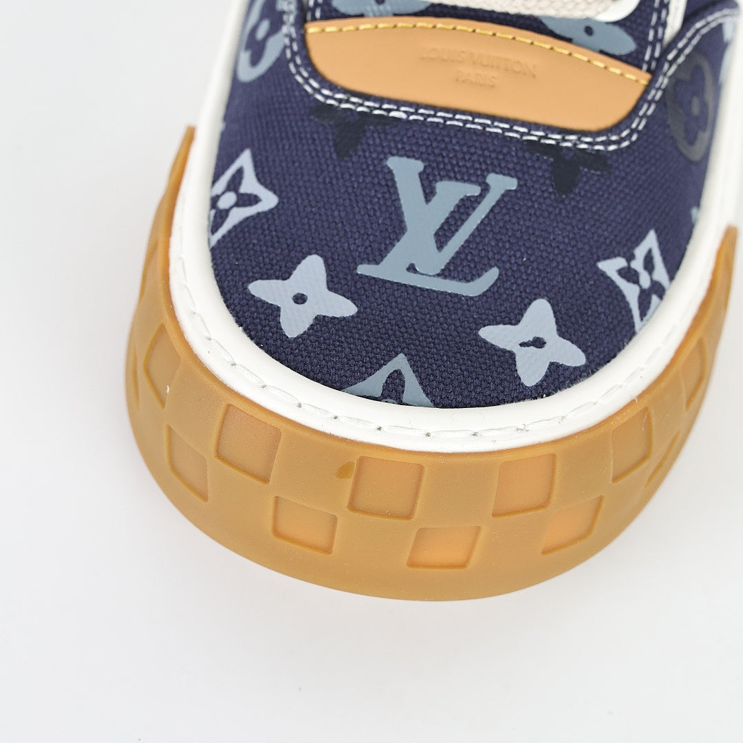 Louis Vuitton Suede Biscuit Sneakers