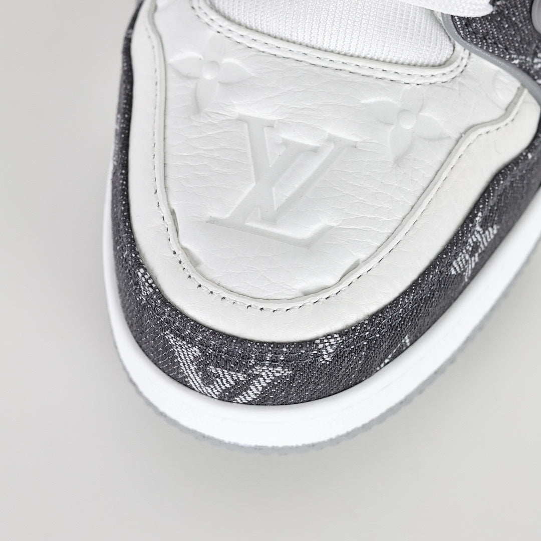 Louis Vuitton LV Trainer X1 Max – Grey Denim Edition | Luxury Classic Peak
