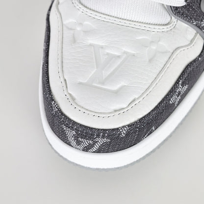 Louis Vuitton LV Trainer X1 Max – Grey Denim Edition | Luxury Classic Peak