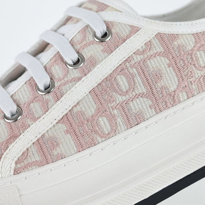 Dior Walk'n'Dior Low-Top Sneakers – Pink Oblique Jacquard Canvas