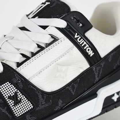 Louis Vuitton LV Trainer X1 Max – Black Denim Edition | Luxury Classic Peak