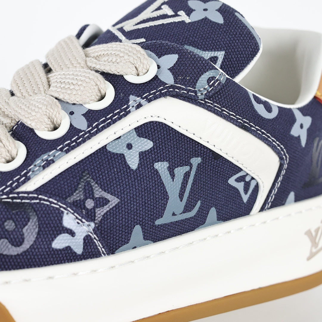 Louis Vuitton Suede Biscuit Sneakers