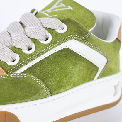 Louis Vuitton Suede Biscuit Sneakers