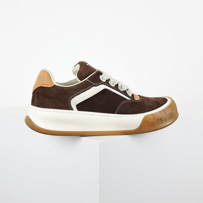 Louis Vuitton Suede Biscuit Sneakers
