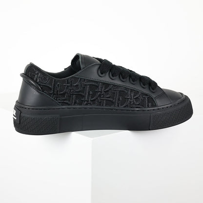 Dior B33 Low-Top Sneakers – Triple Black Oblique