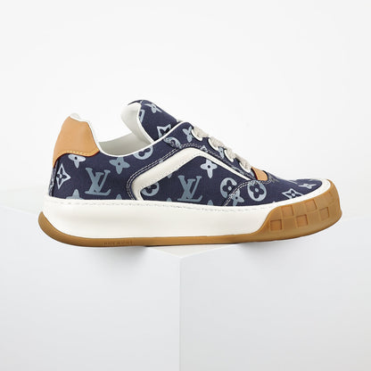 Louis Vuitton Suede Biscuit Sneakers