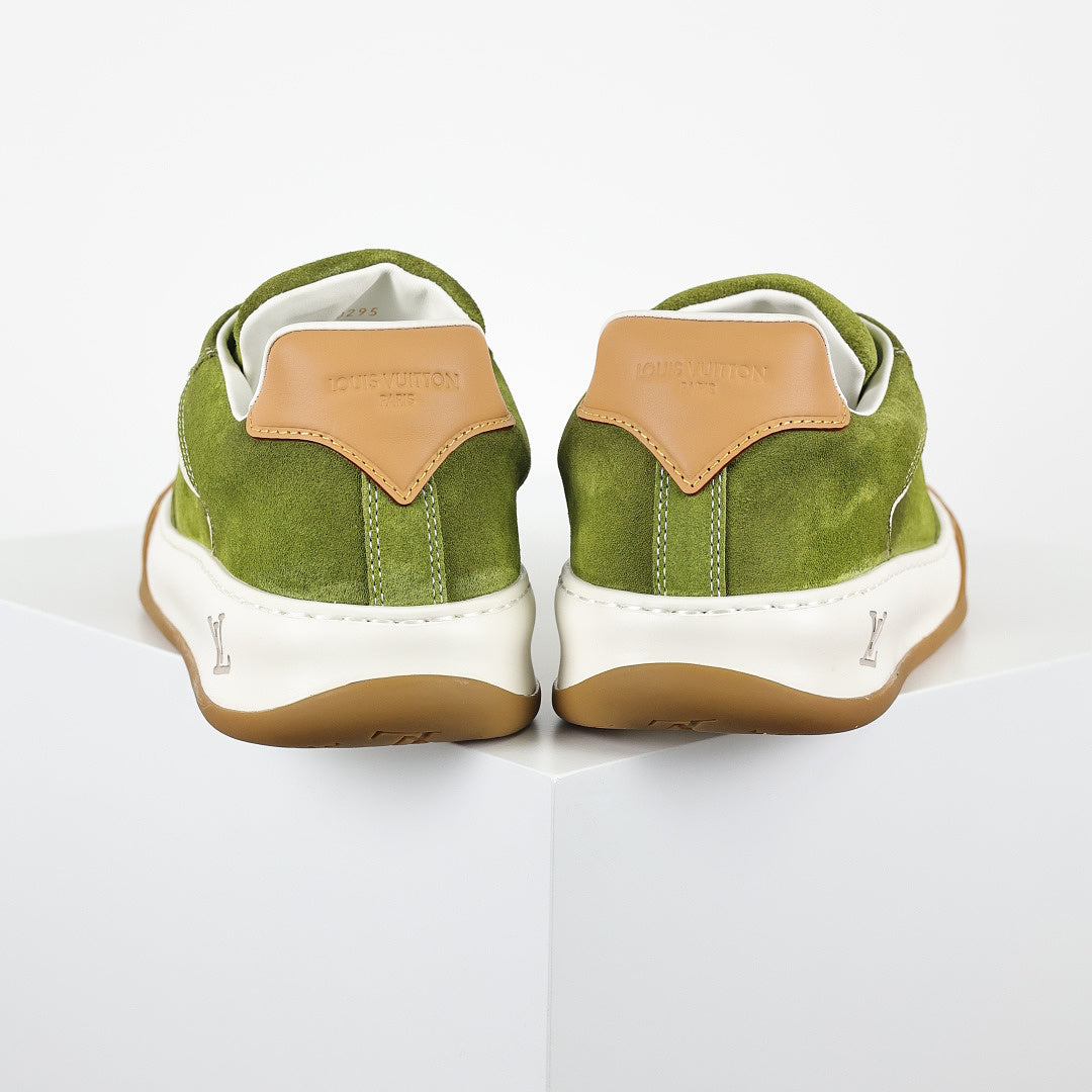 Louis Vuitton Suede Biscuit Sneakers