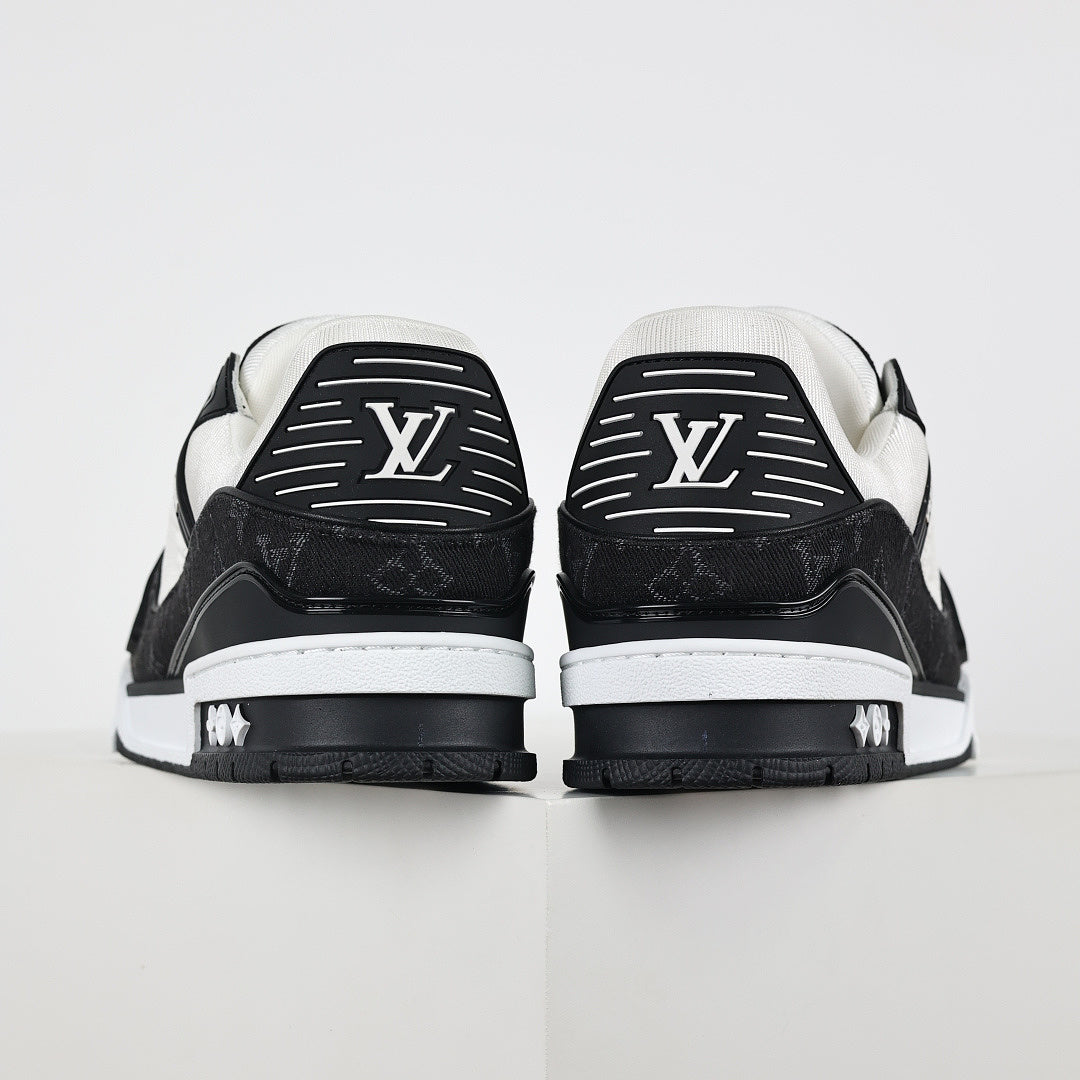 Louis Vuitton LV Trainer X1 Max – Black Denim Edition | Luxury Classic Peak