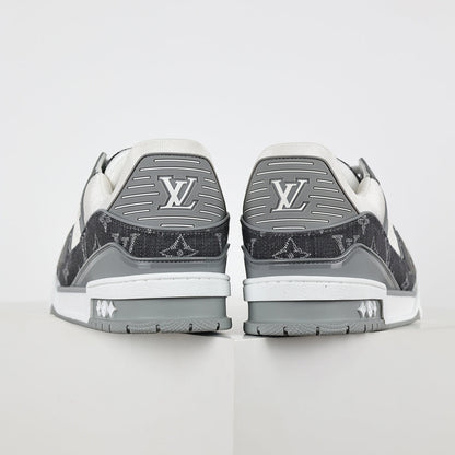 Louis Vuitton LV Trainer X1 Max – Grey Denim Edition | Luxury Classic Peak