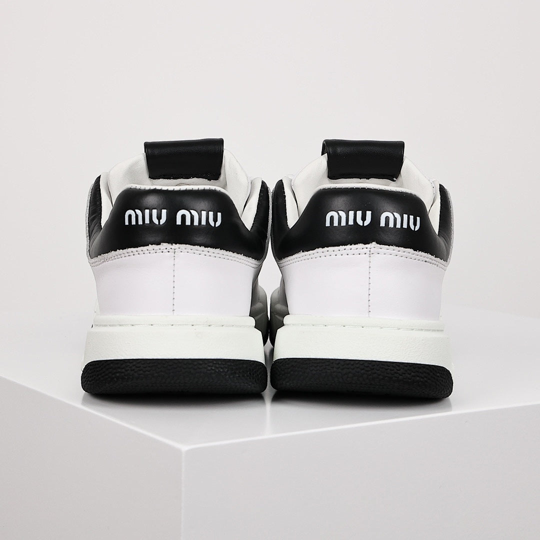 Miu Miu New Autumn Casual White Sneakers