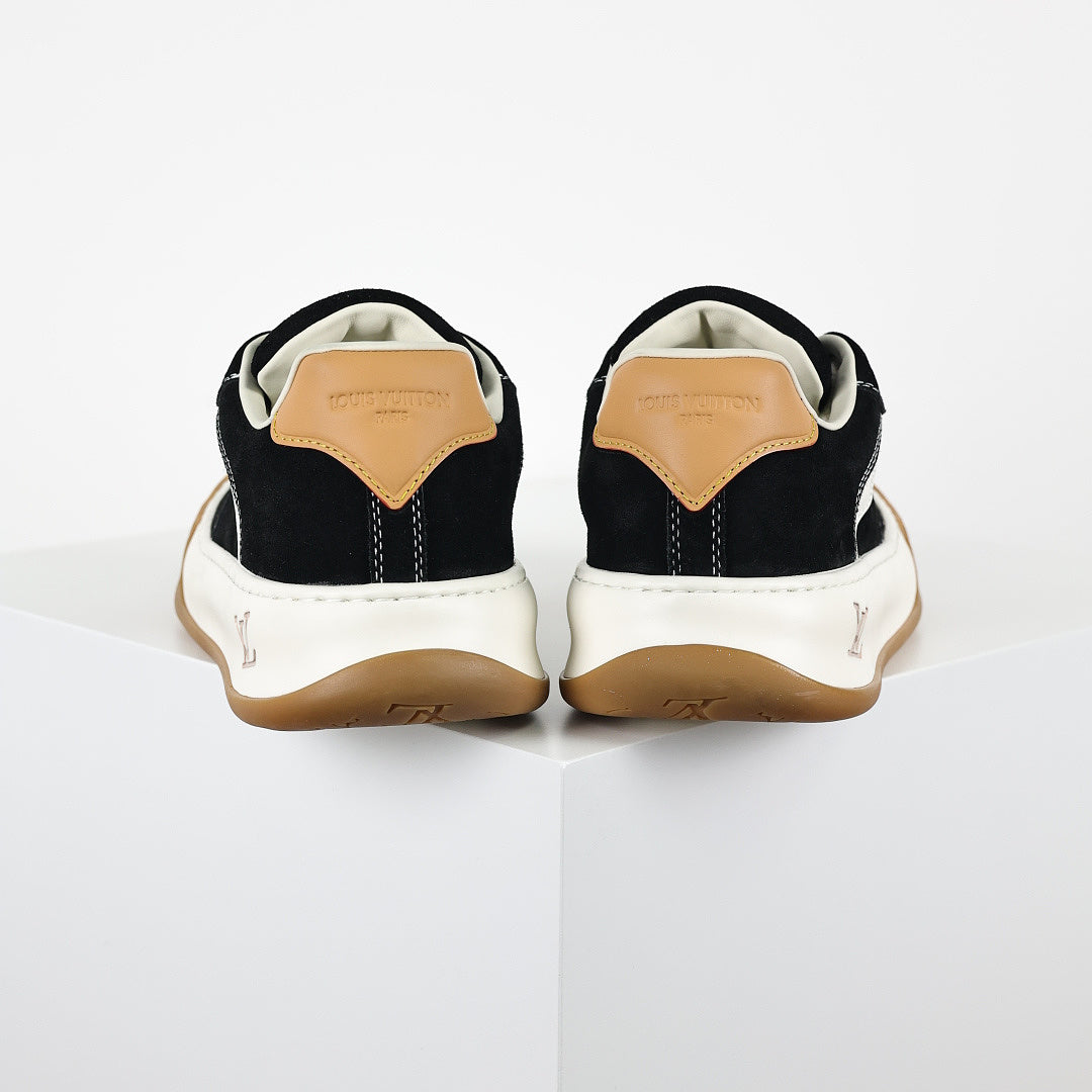 Louis Vuitton Suede Biscuit Sneakers