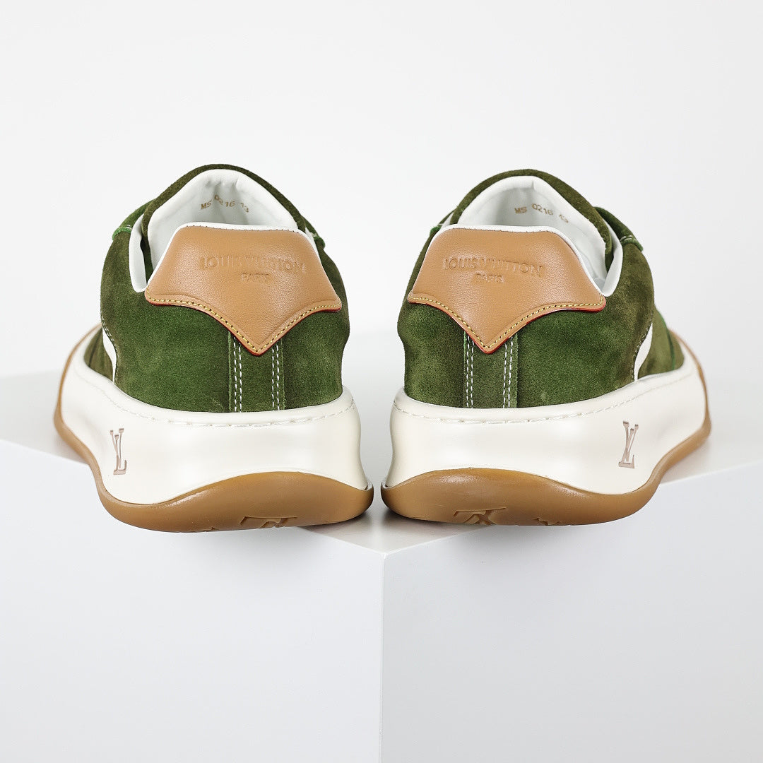 Louis Vuitton Suede Biscuit Sneakers