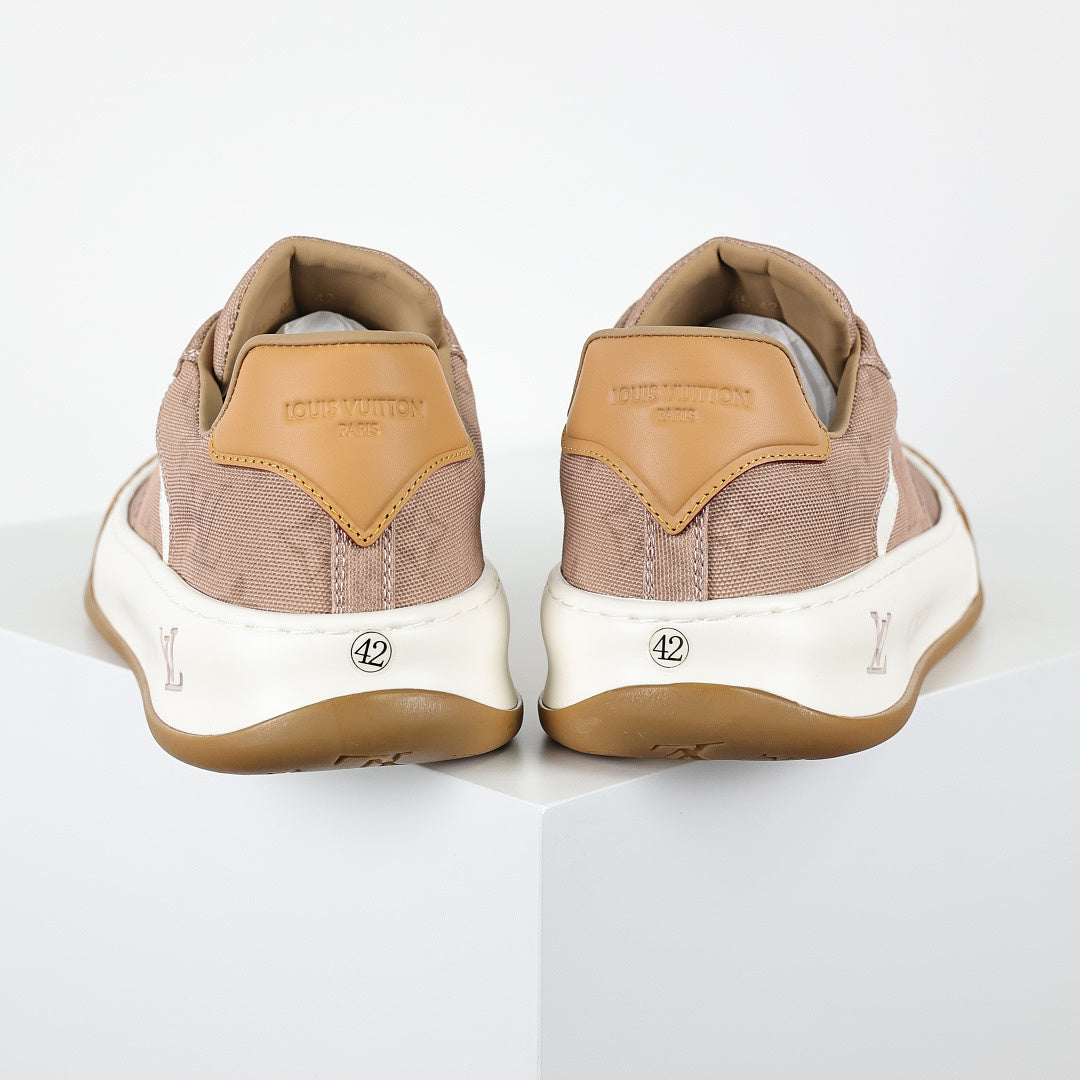 Louis Vuitton Suede Biscuit Sneakers