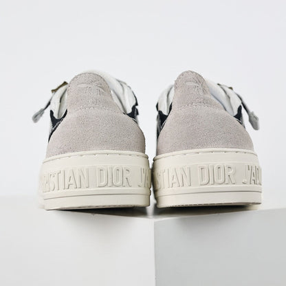 Dior Walk'n'Dior Low-Top Sneakers – Black Canvas & J'adior Ribbon Laces
