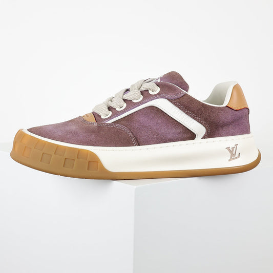Louis Vuitton Suede Biscuit Sneakers