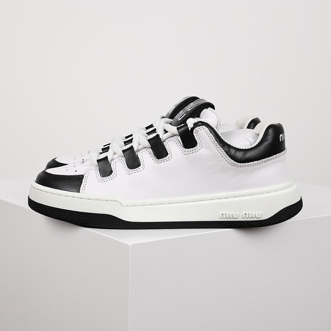 Miu Miu New Autumn Casual White Sneakers