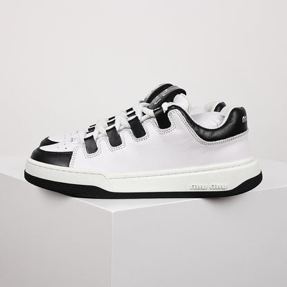 Miu Miu New Autumn Casual White Sneakers