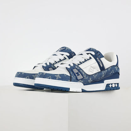 Louis Vuitton Trainer X1 Max – Blue Denim Edition | Luxury Classic Peak